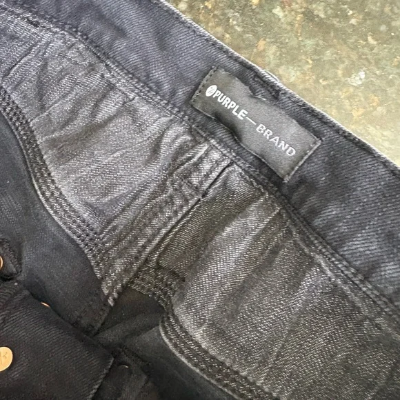 Black Purple Brand Jeans